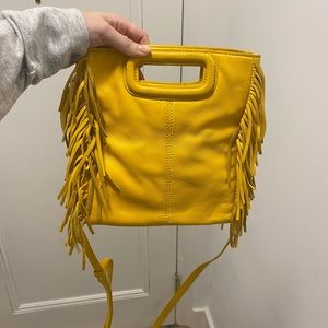 Maje fringe crossbody